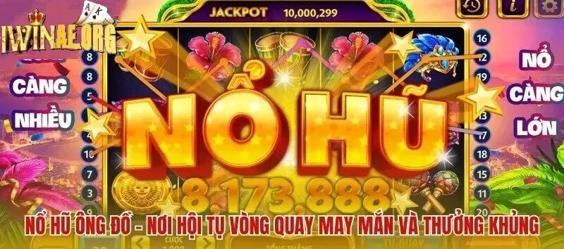 Nổ Hũ Ông Đồ Iwin nơi hội tụ vòng quay may mắn và thưởng khủng