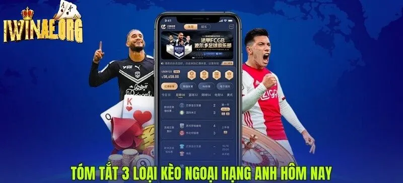 Tóm tắt 3 loại Kèo Ngoại Hạng Anh Iwin hôm nay 